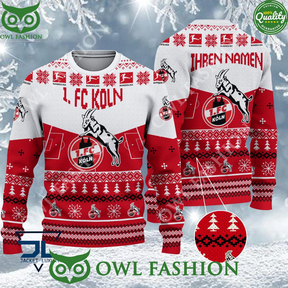 1. FC Koln Limited For Bundesliga Fans Ugly Sweater Jumper