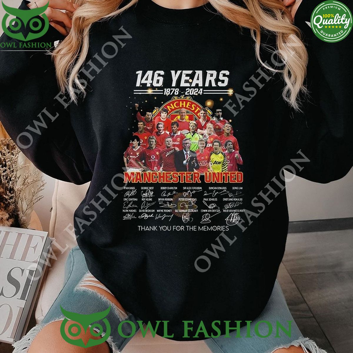 146 Years 1878 – 2024 Manchester United Thank You For The Memories 2D t shirt