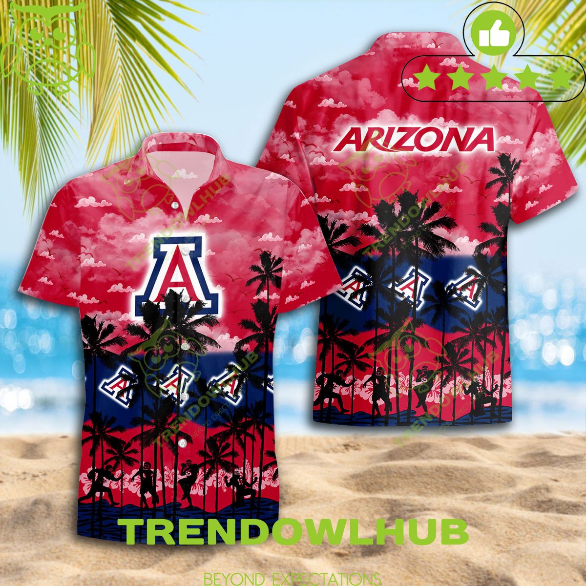 2024 Arizona Wildcats NCAA New Design Hawaiian Shirt Trending Summer