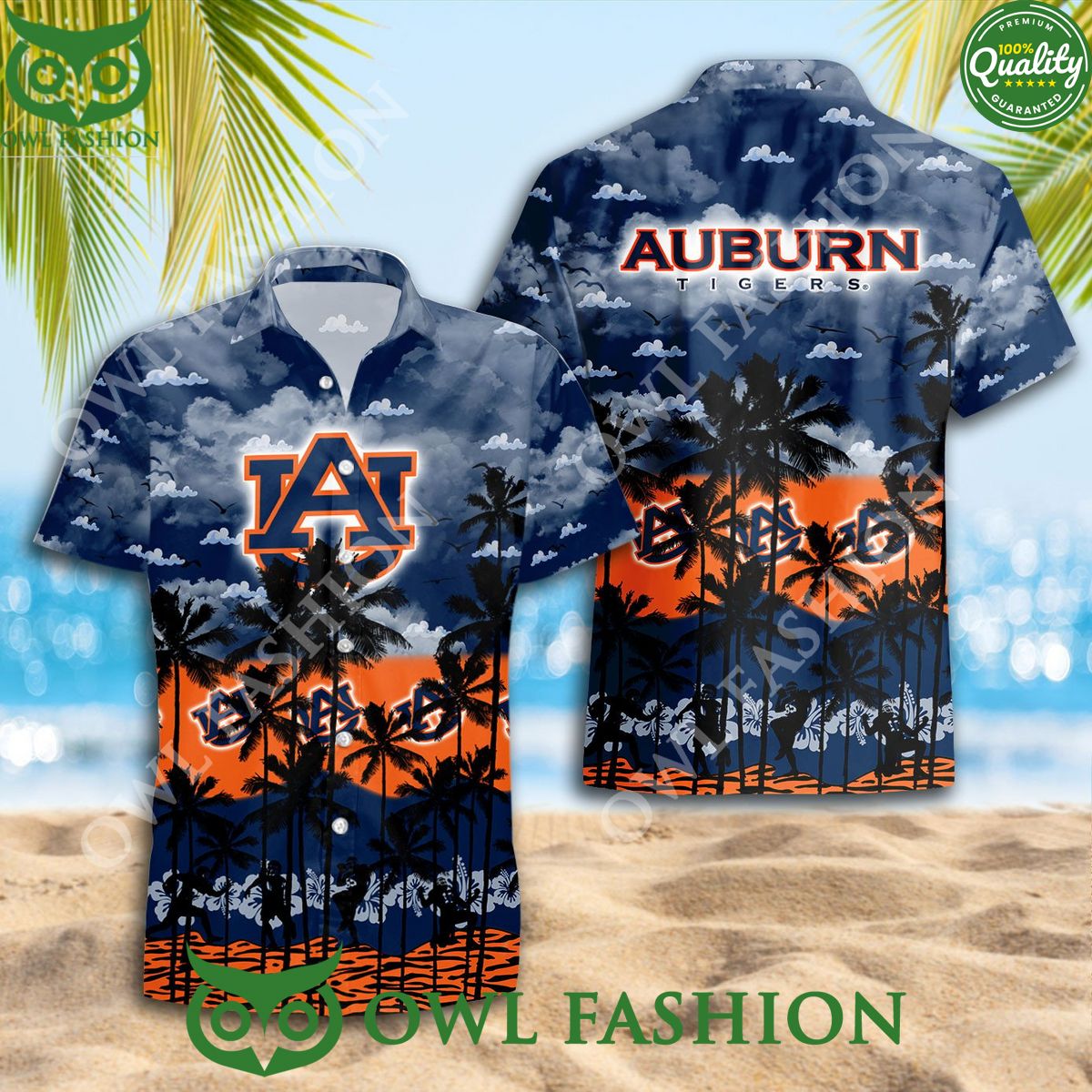 2024 Auburn Tigers Hawaiian Shirt NCAA New Design Trending Summer