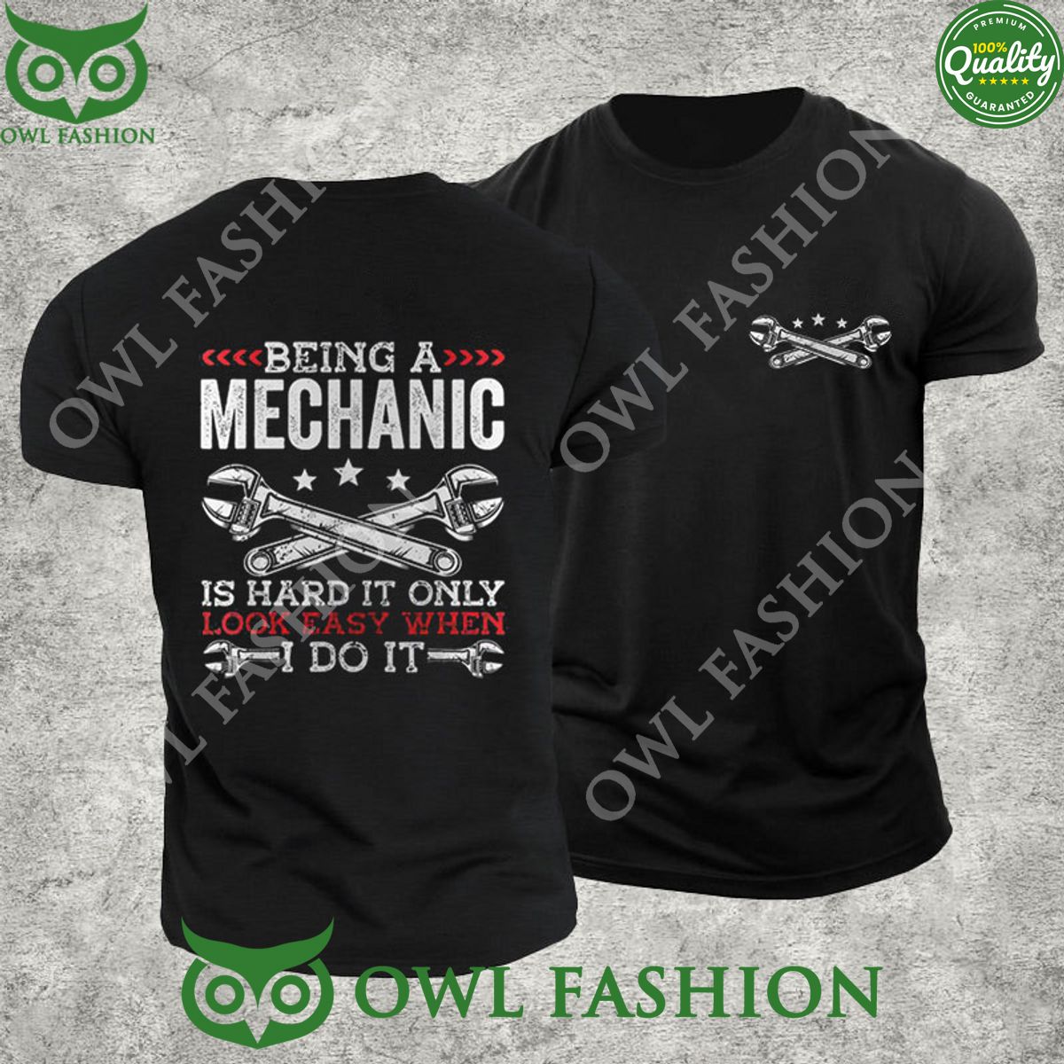 2024 Being A Mechanic Is Hard look easy when I do it t shirt