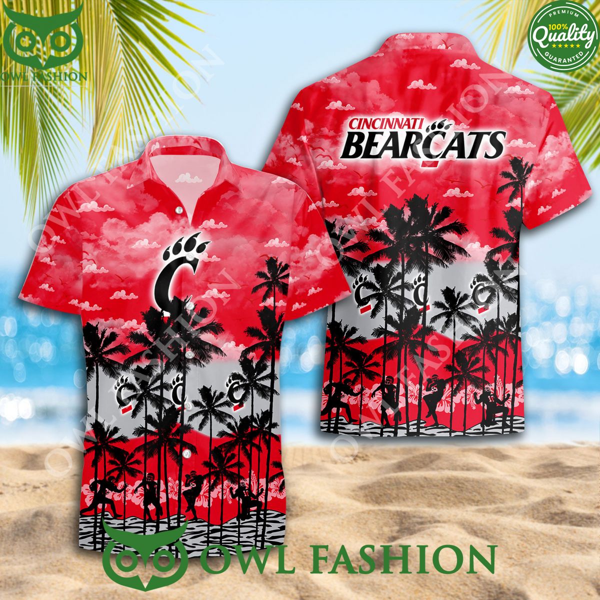 2024 Cincinnati Bearcats NCAA New Design Hawaiian Shirt Trending Summer