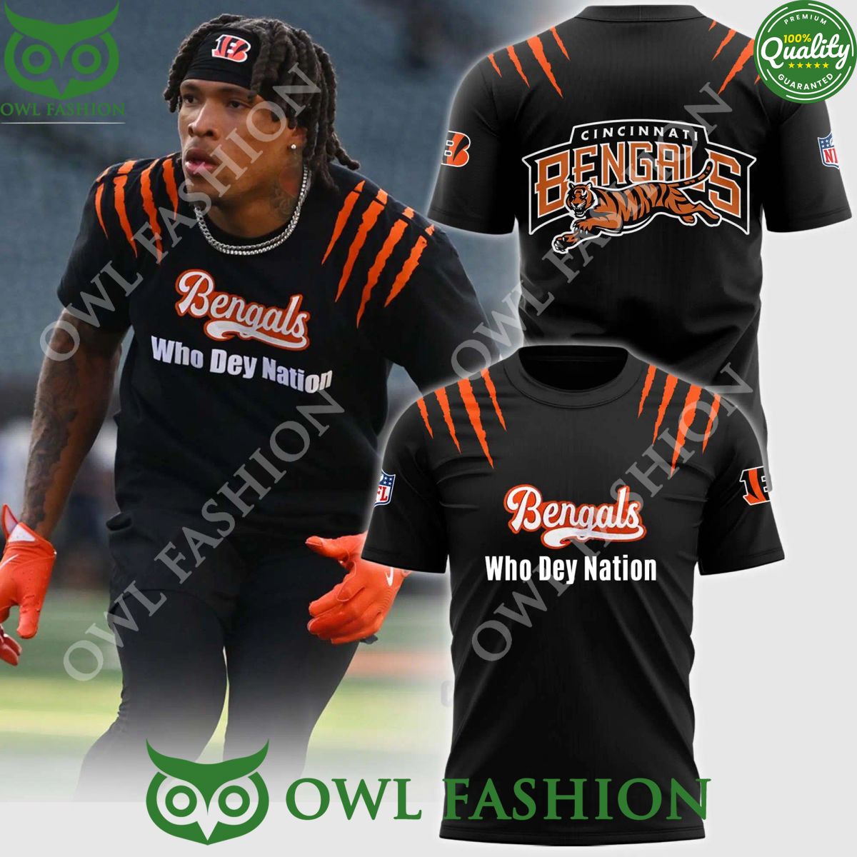 2024 Cincinnati Bengals Who Dey Nation T shirt