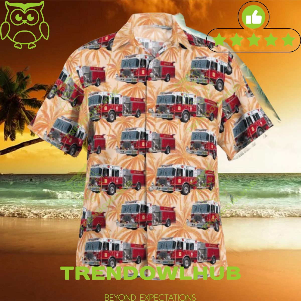 2024 Coram Fire Department Coram New York Hawaiian Shirt