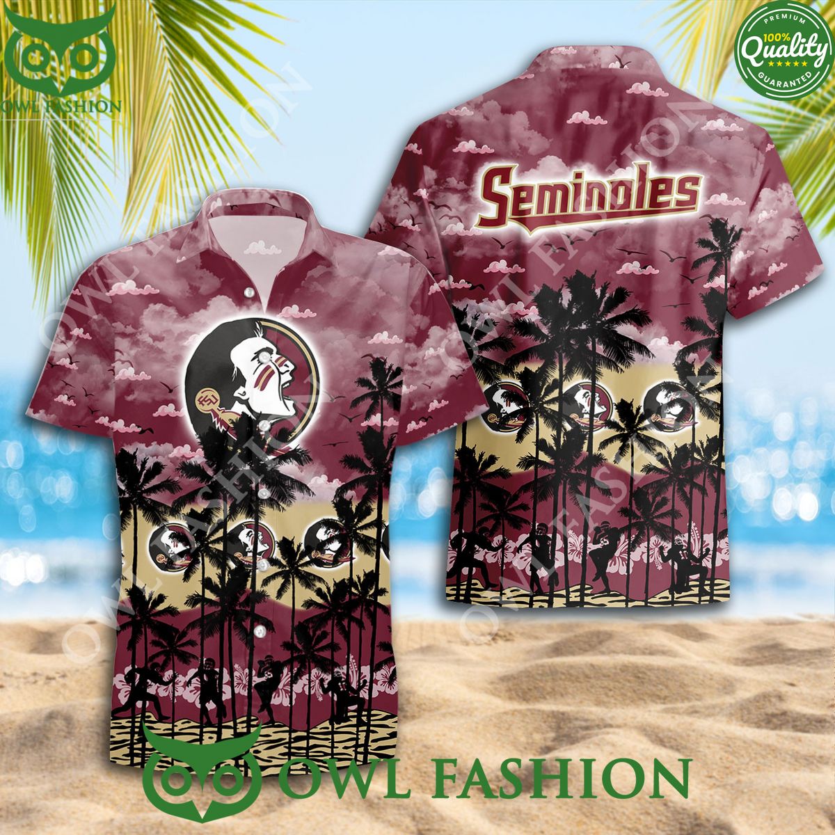 2024 Florida State Seminoles NCAA New Design Hawaiian Shirt Trending Summer