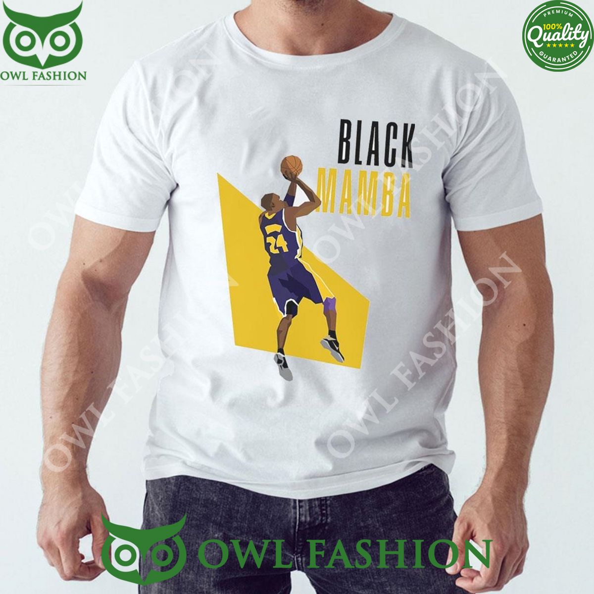 2024 Los Angeles Lakers Kobe Bryant Black Mamba t Shirt