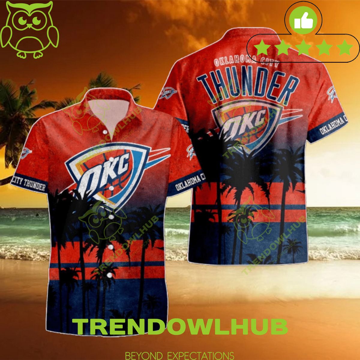 2024 Oklahoma City Thunder NBA Hot Trending Hawaiian Shirt