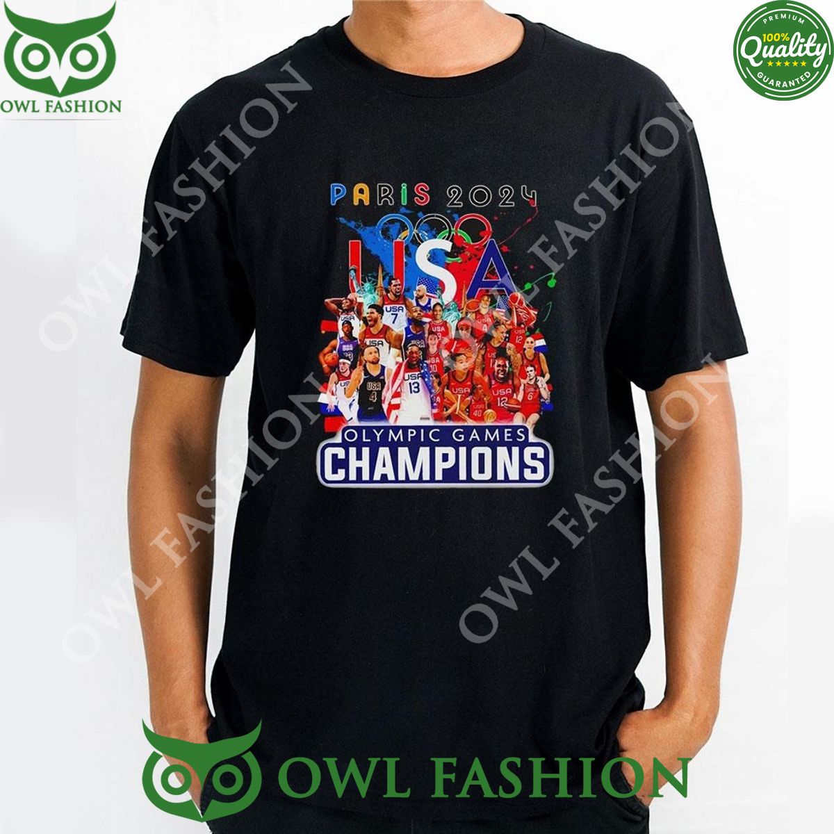 2024 Paris Olympic Games Champions Usa Best Nation t Shirt