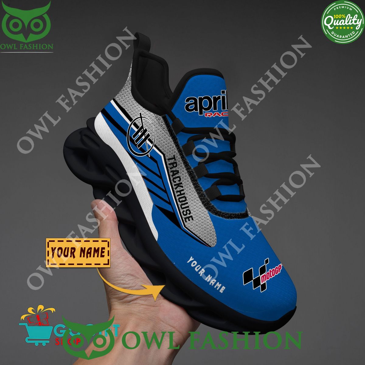 2024 Personalized Trackhouse Racing Aprilla MotoGP max soul shoes