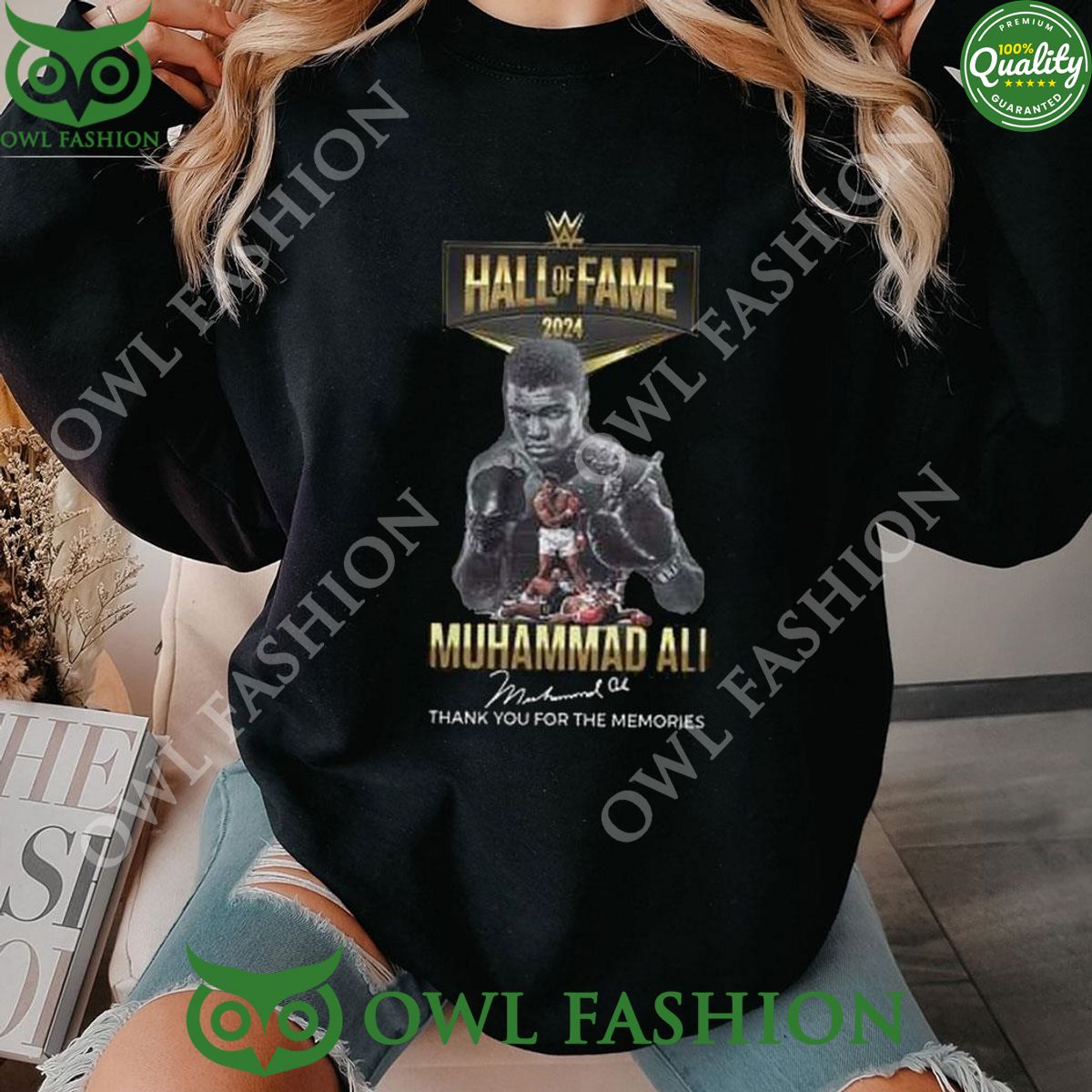 2024 Thank You For The Memories Hall Of Fame Muhammad Ali t Shirt