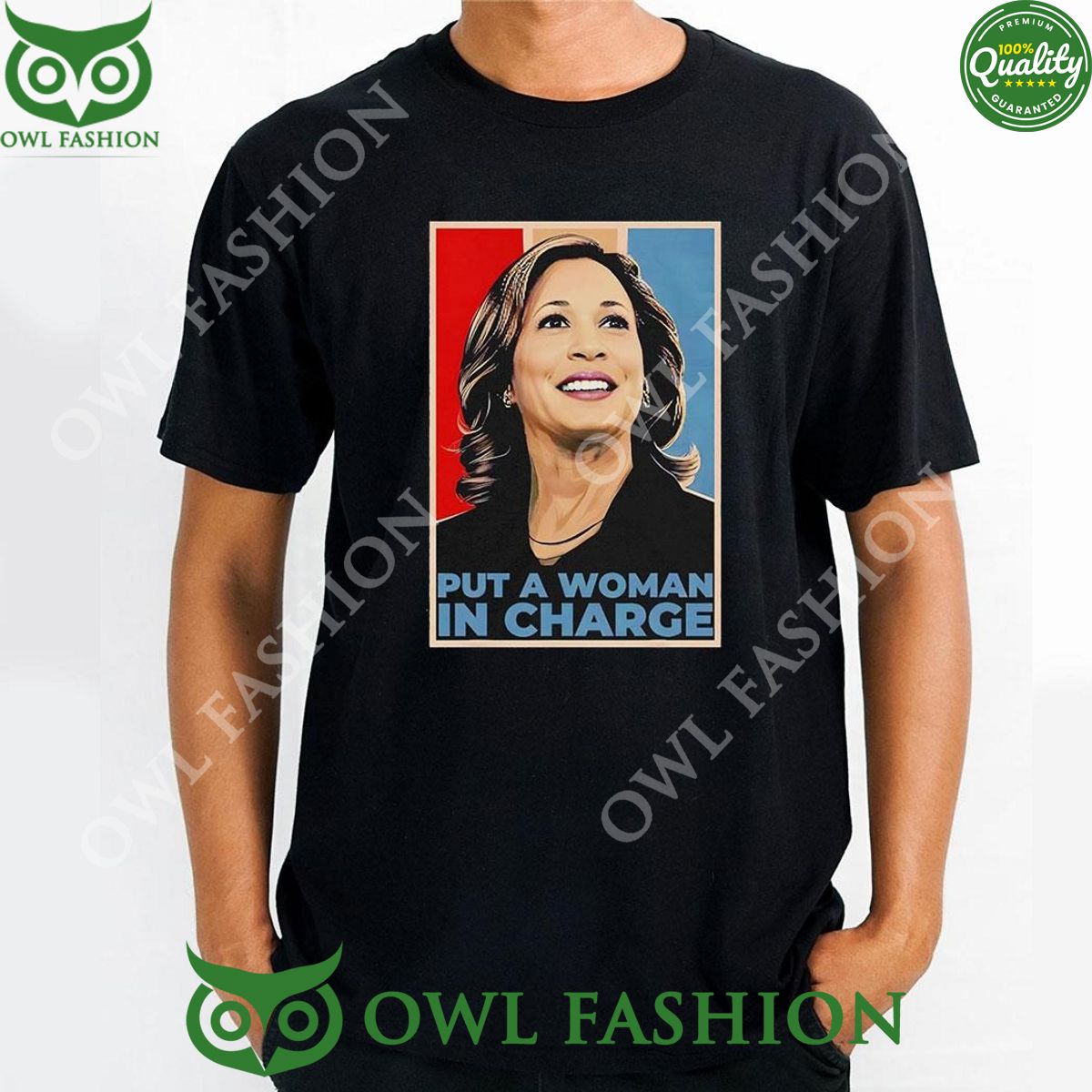 2024 Vintage Put A Woman In Charge Kamala Harris t Shirt