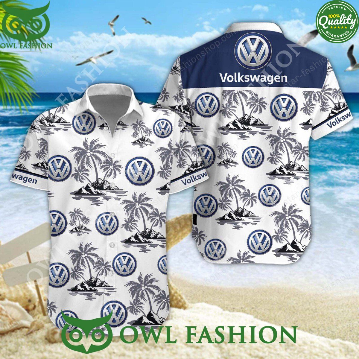 2024 Volkswagen Car Custom Color Hawaiian Shirt Short