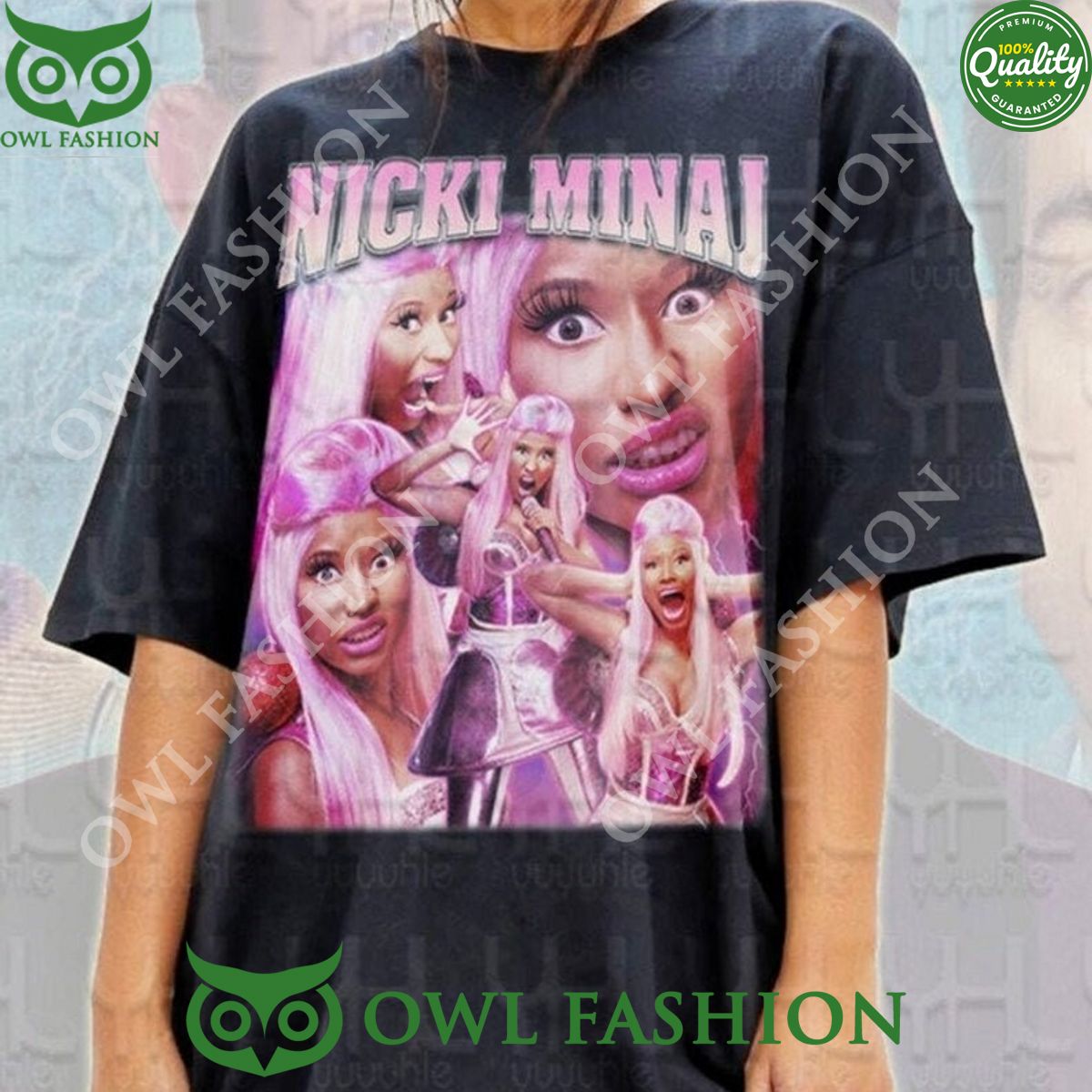 90S Vintage Art Nicki Minaj Barbie Hip Hop Rap Unisex T Shirt