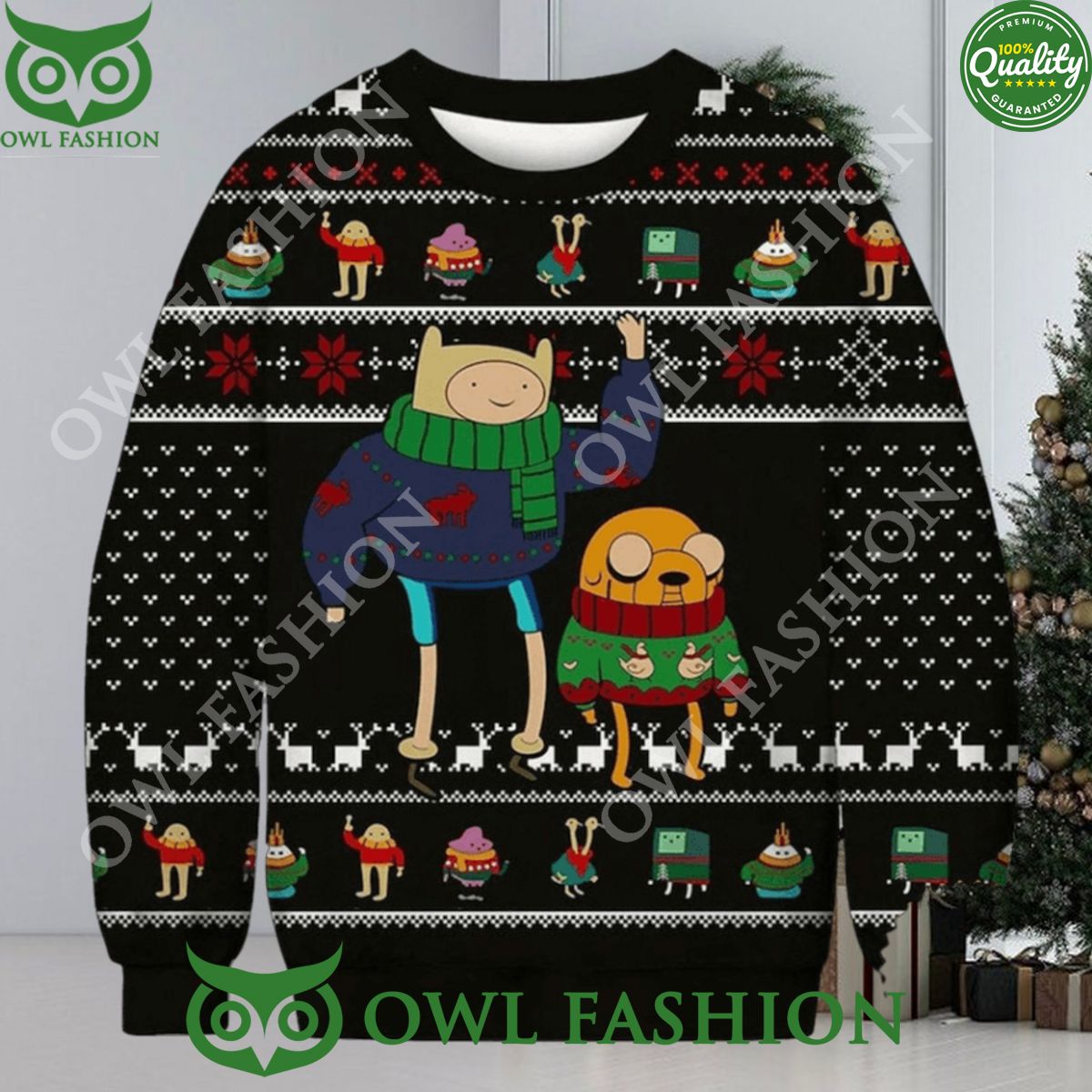 Adventure Time Ugly Christmas Sweater Jumper