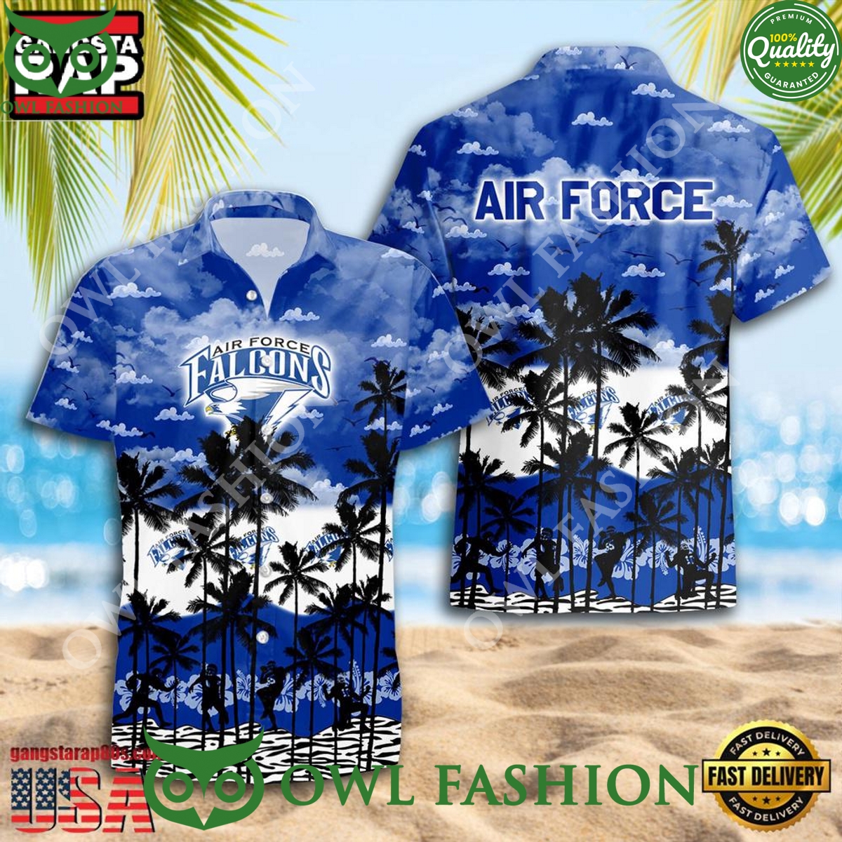 Air Force Falcons Style Hot Summer Aloha Hawaiian Shirt