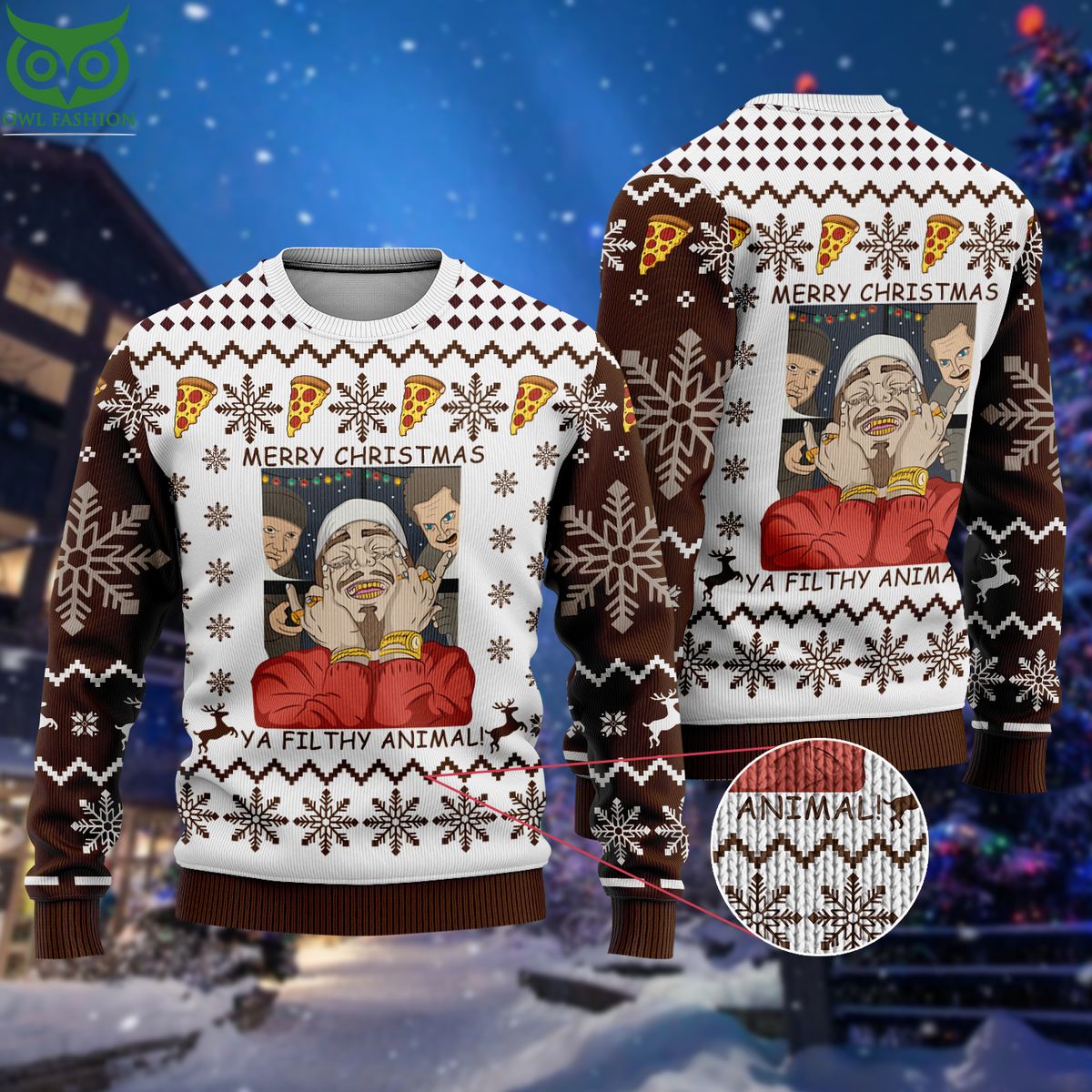 Amazing Home Alone Filthy Animal Christmas Sweater Jumper