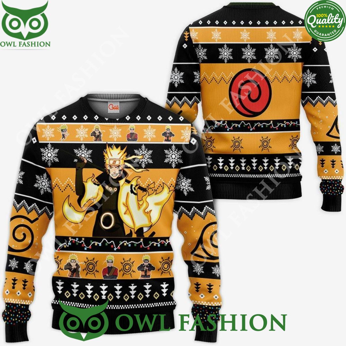 Anime Bijuu Kyubi Ugly Christmas Sweater Custom Xmas Gifts 