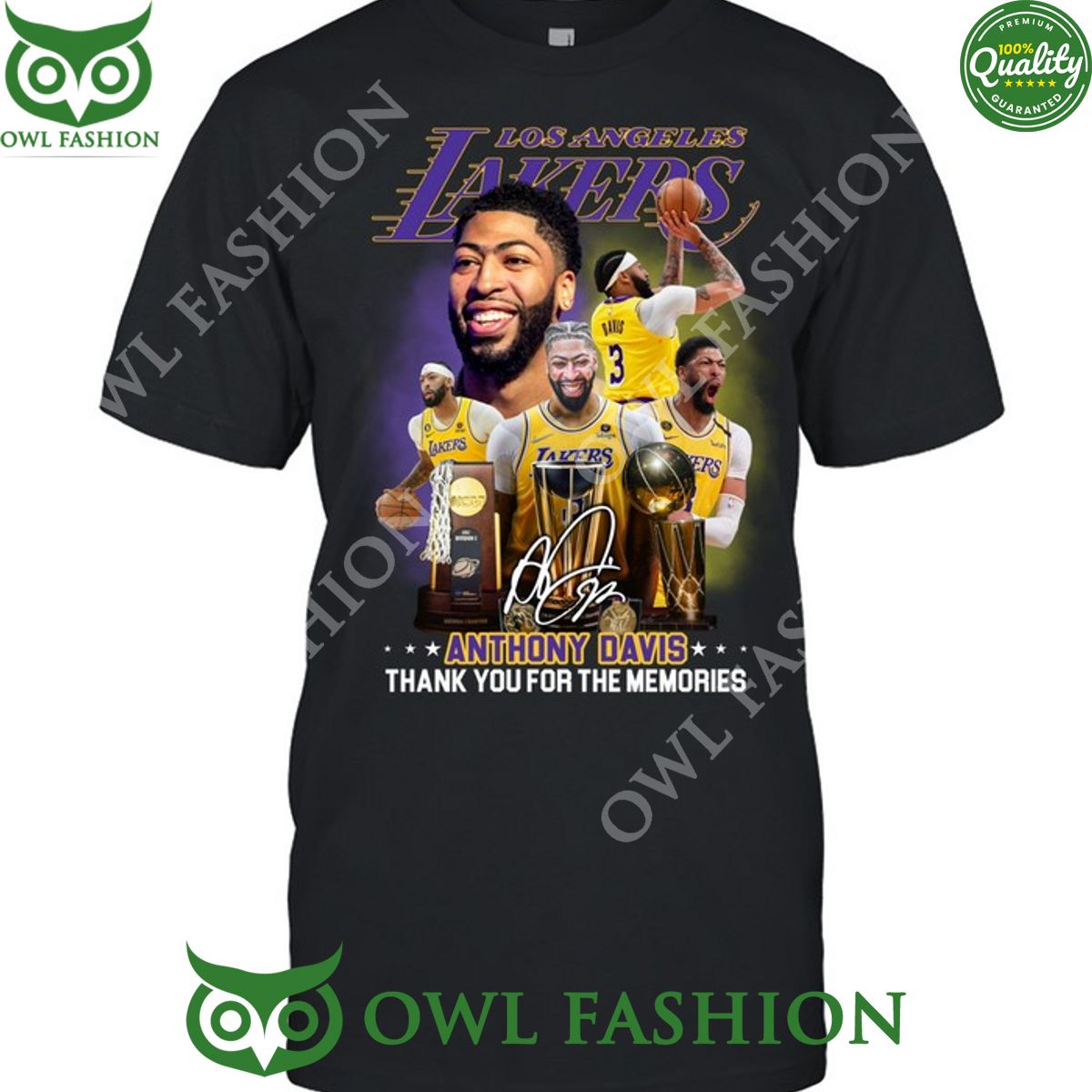 Anthony Davis Injury Los Angeles Lakers NBA thank for the memories 2d t shirt