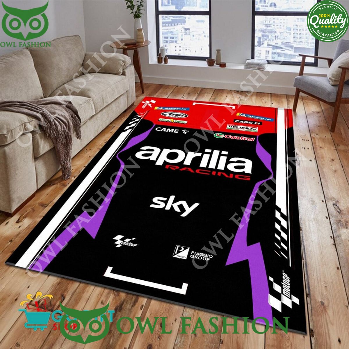 Aprilia Racing Sky Team Limited Carpet Rug