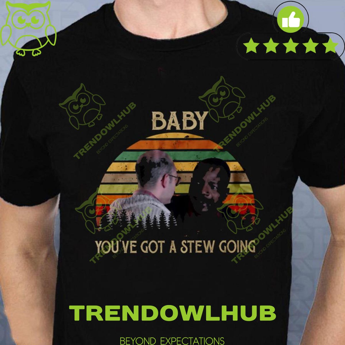 baby you have got a stew going movies Carl Weathers vintage t shirt