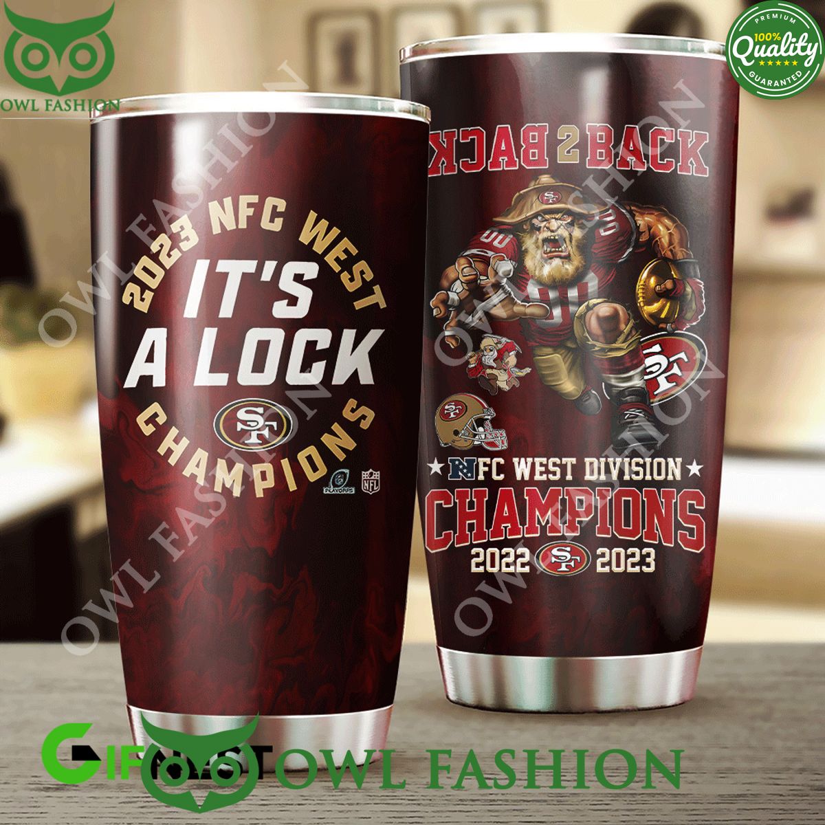 Back to Back San Francisco NFC Tumbler Cup