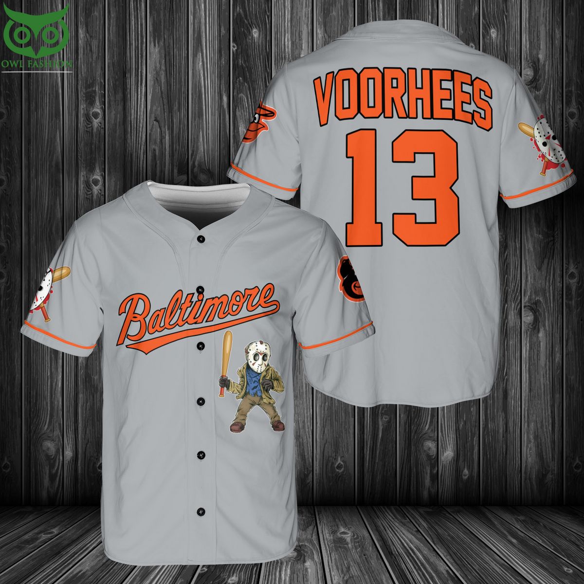 Baltimore Orioles Jason Voorhees Baseball Jersey Shirt