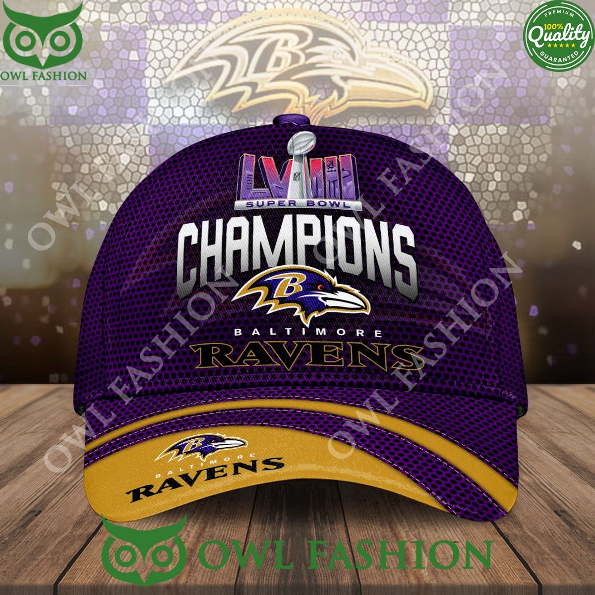 Baltimore Ravens Super Bowl Champions Classic Cap