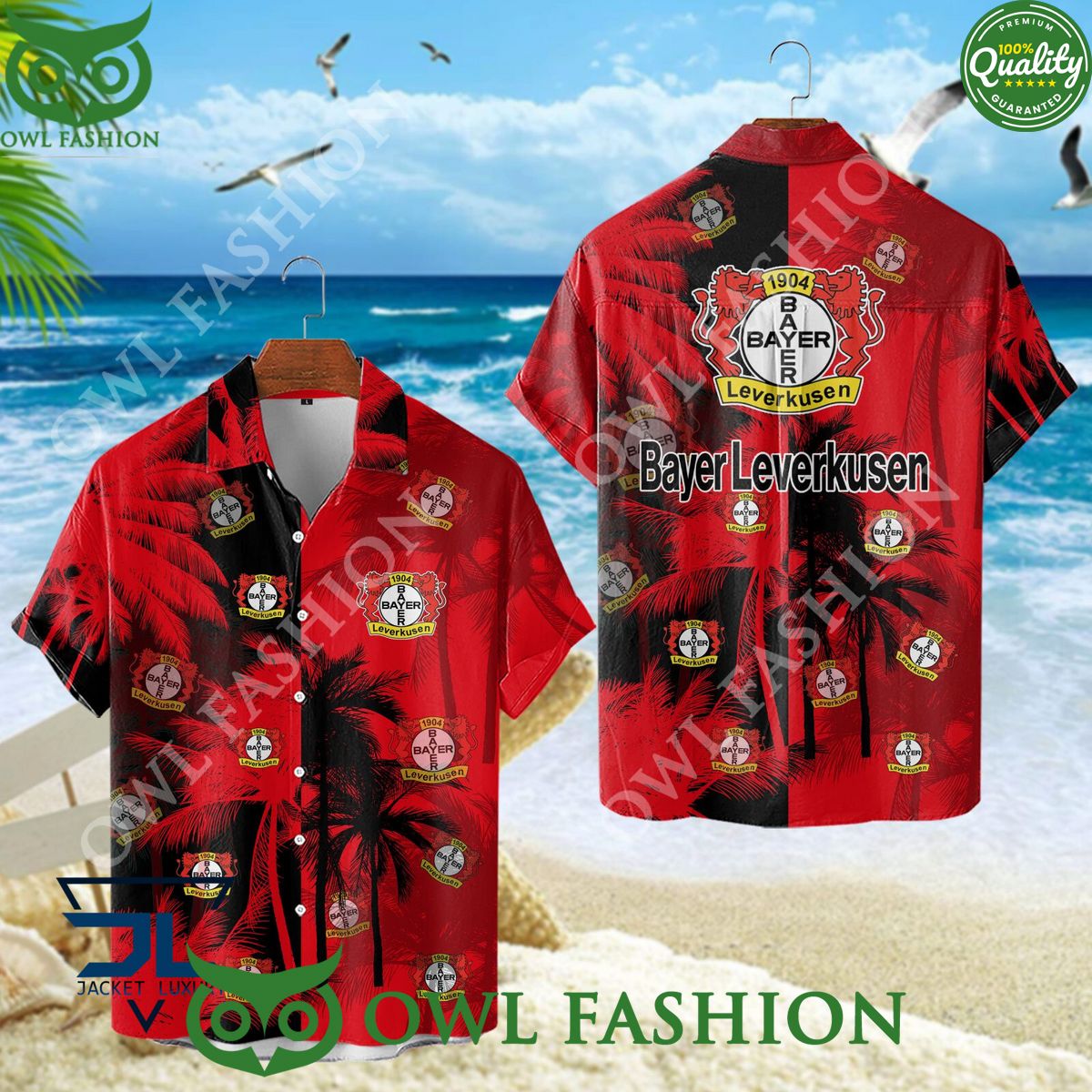 Bayer 04 Leverkusen Coconut Island Bundesliga Championship Hawaiian Shirt