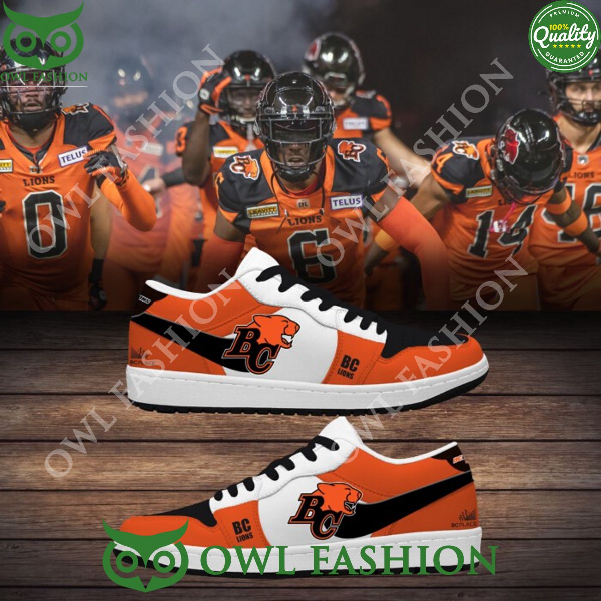 BC Lions Canadian football 2024 Logo Air Jordan Sneaker Shoes