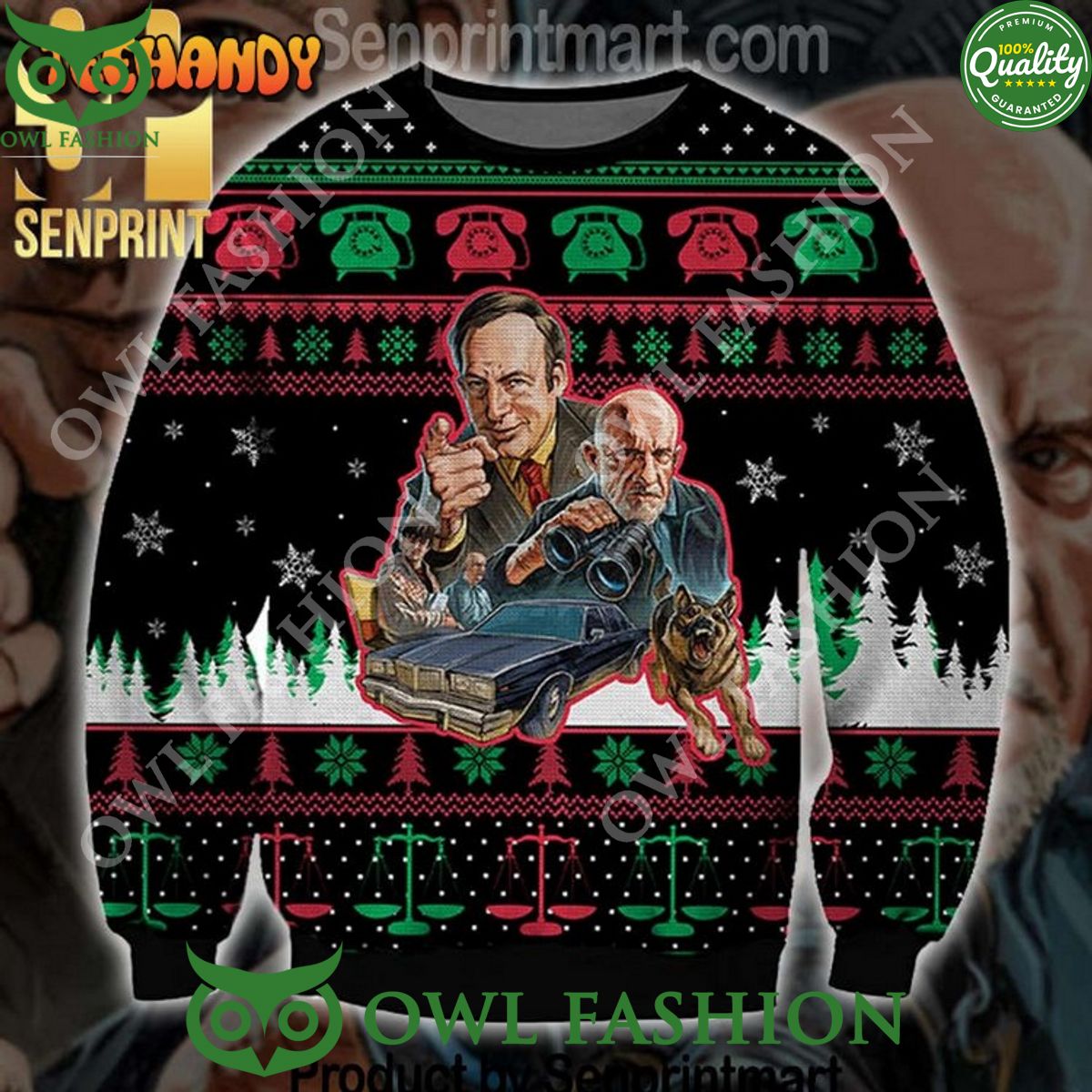 Better Call Saul Vacation Time Christmas Wool Sweater Jumper Trending