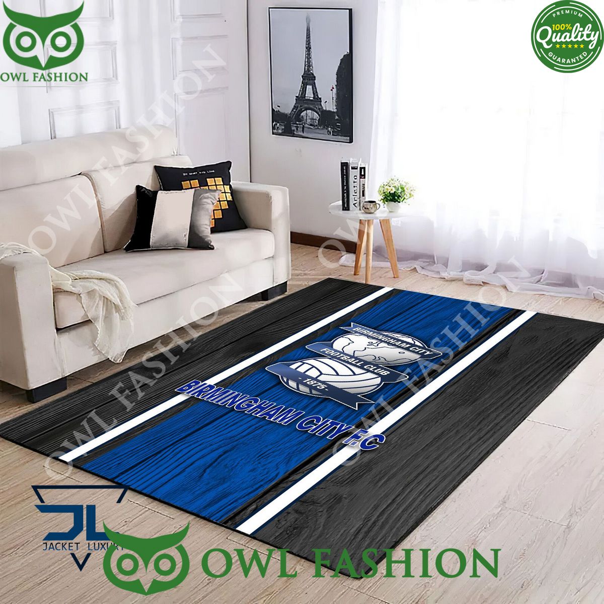 Birmingham City F.C EFL Football Living room Rug Carpet Decor