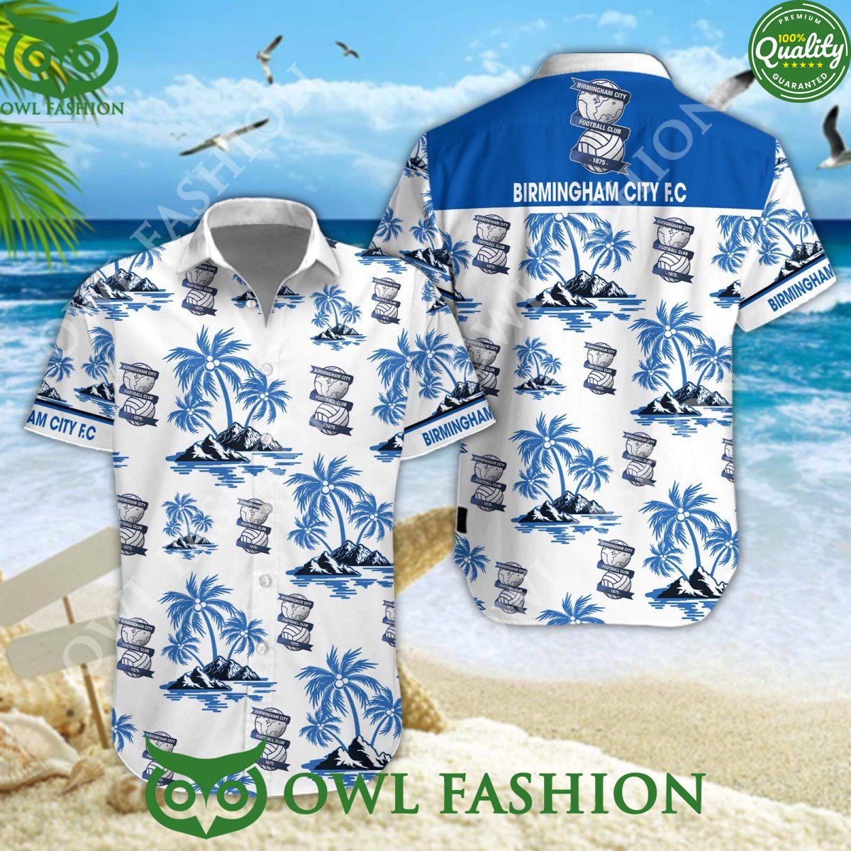 Birmingham City Summer Vibe 2024 EFL Hawaiian Shirt