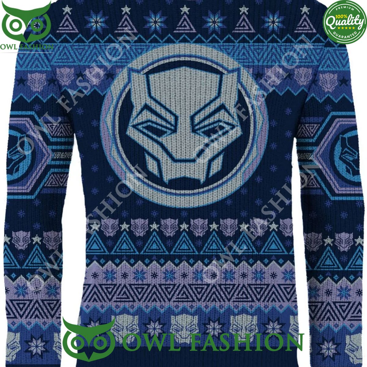 Black Panther Christmas Forever Christmas Jumper