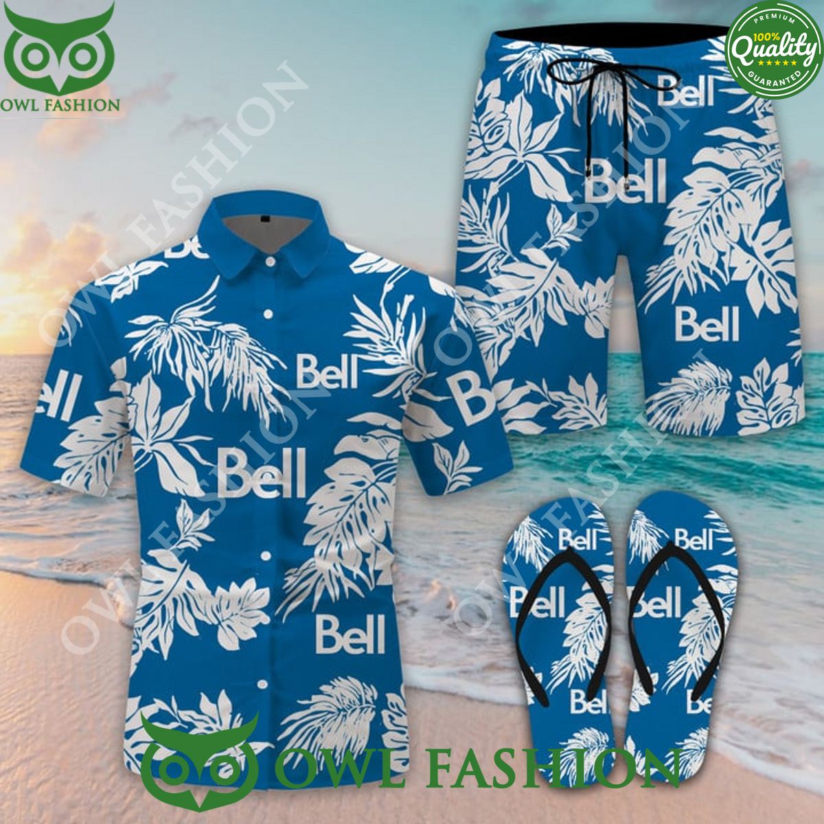 BLUE BELL CANADA FLIP FLOPS AND COMBO HAWAII SHIRT SHORTS