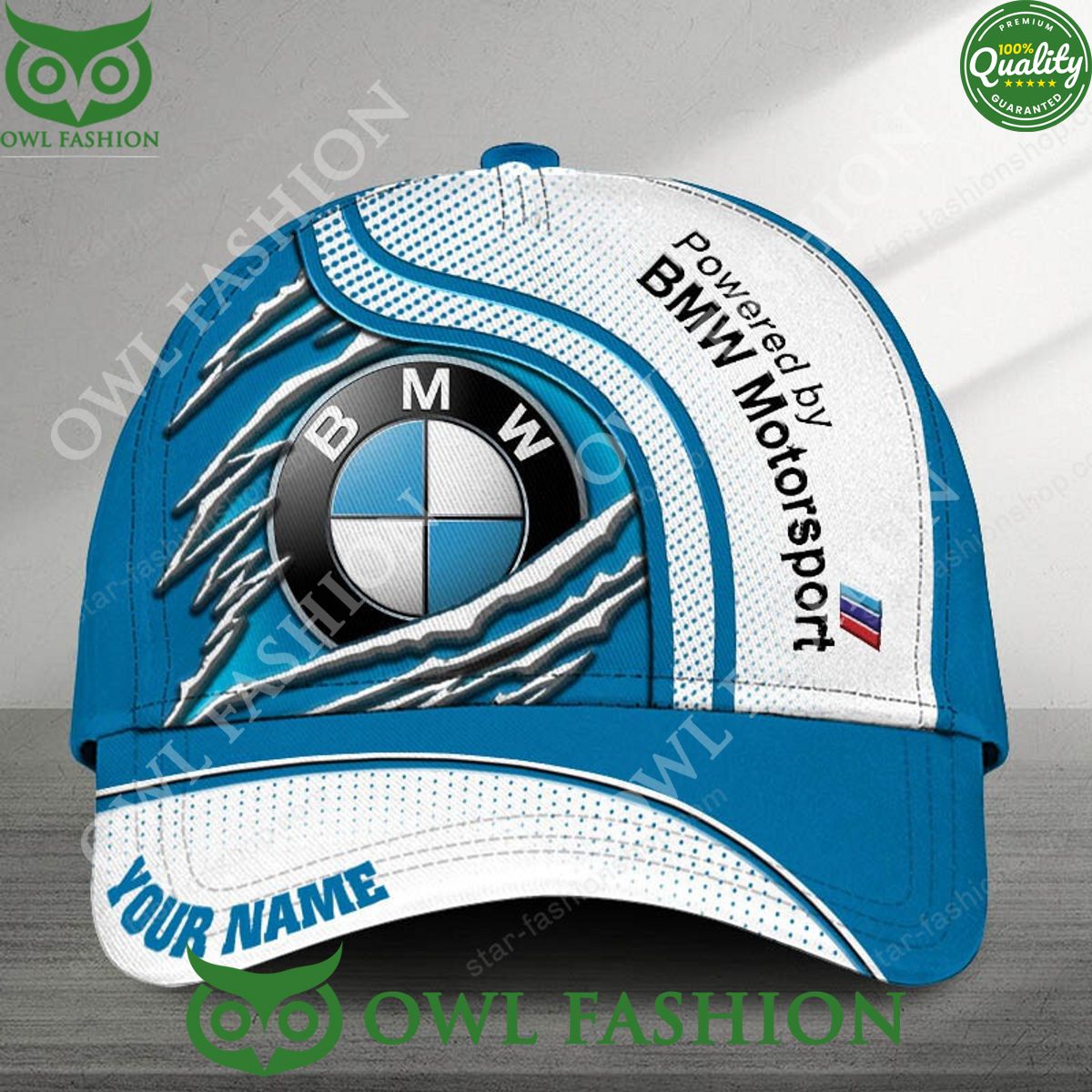 BMW Motorsport motorsport-related activities Custom Name Printed Cap