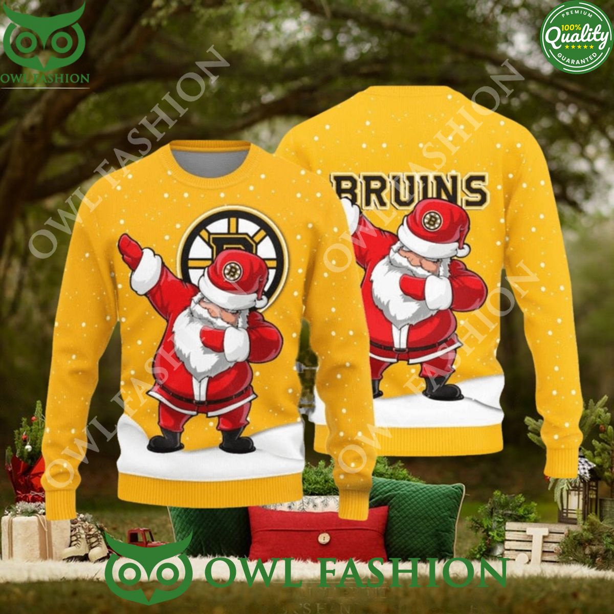 Boston Bruins Dab Santa New Style Sweater Jumper