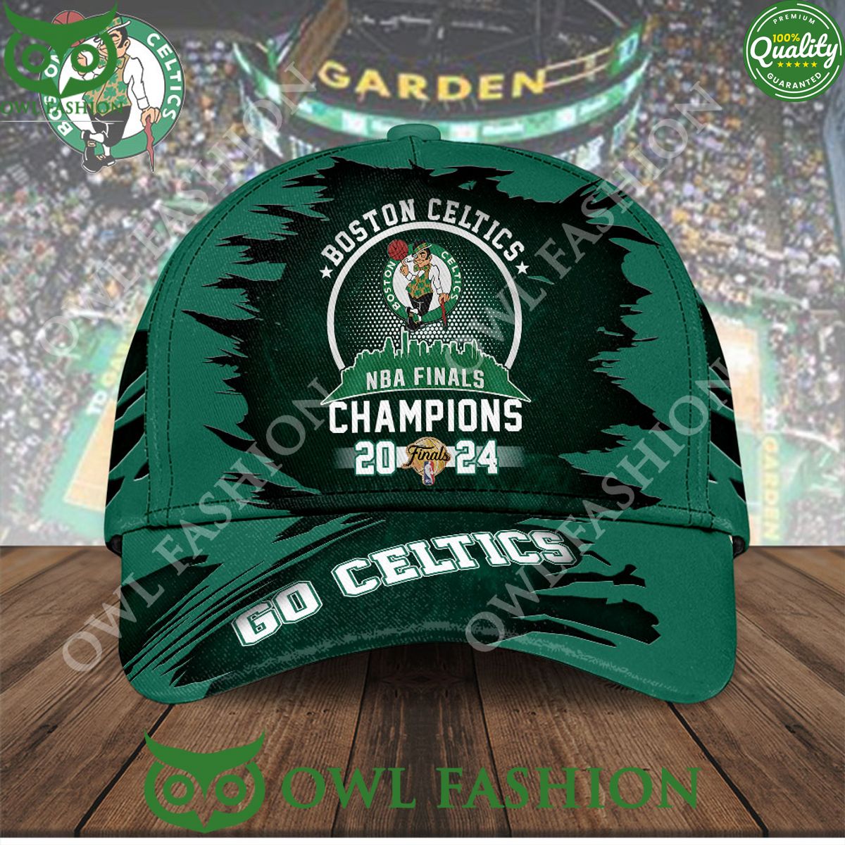 Boston Celtics NBA Finals Champion 2024 Classic Cap