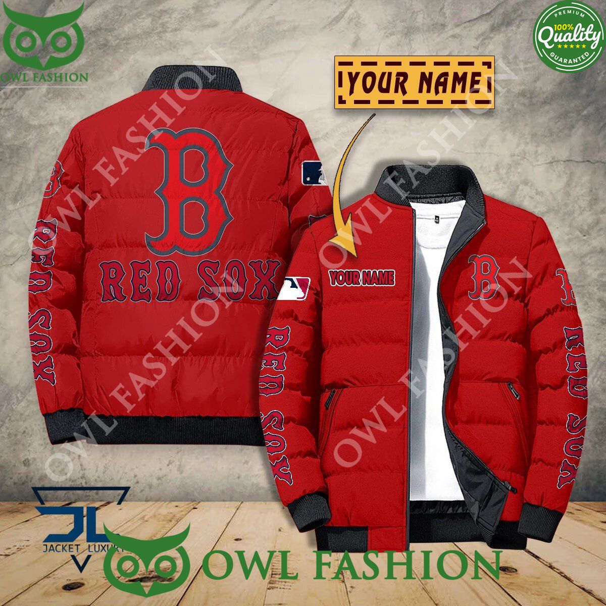 Boston Red Sox Custom Name MLB Baseball Jacket Sport