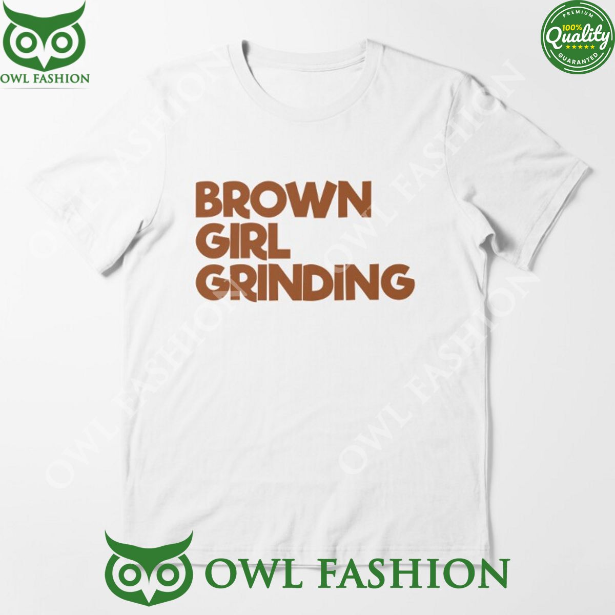 Brown Girl Grinding t shirt Entrepreneur Essential