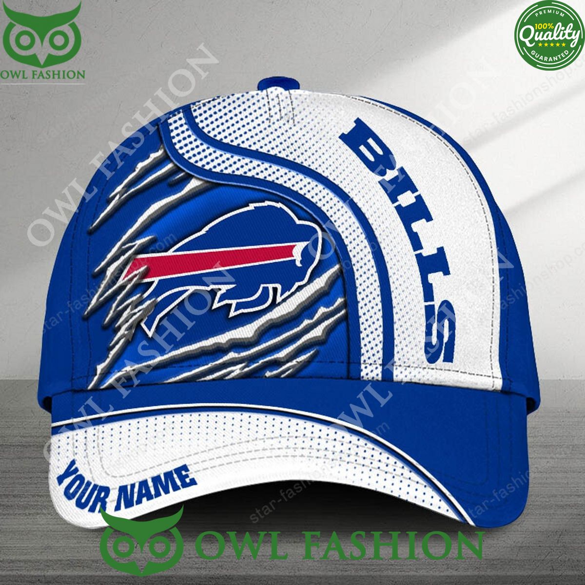 Buffalo Bills NFL Printed Cap Custom Name