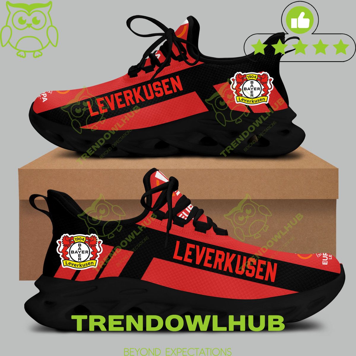 Bundesliga Champion 2024 Bayer Leverkusen Max soul shoes