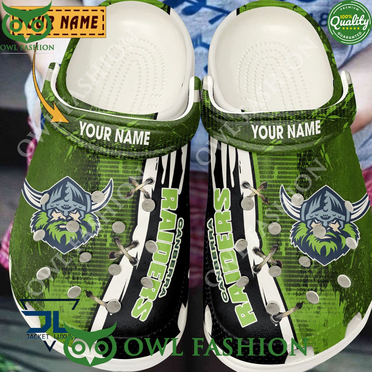 Canberra Raiders Personalized Rugby League Crocs