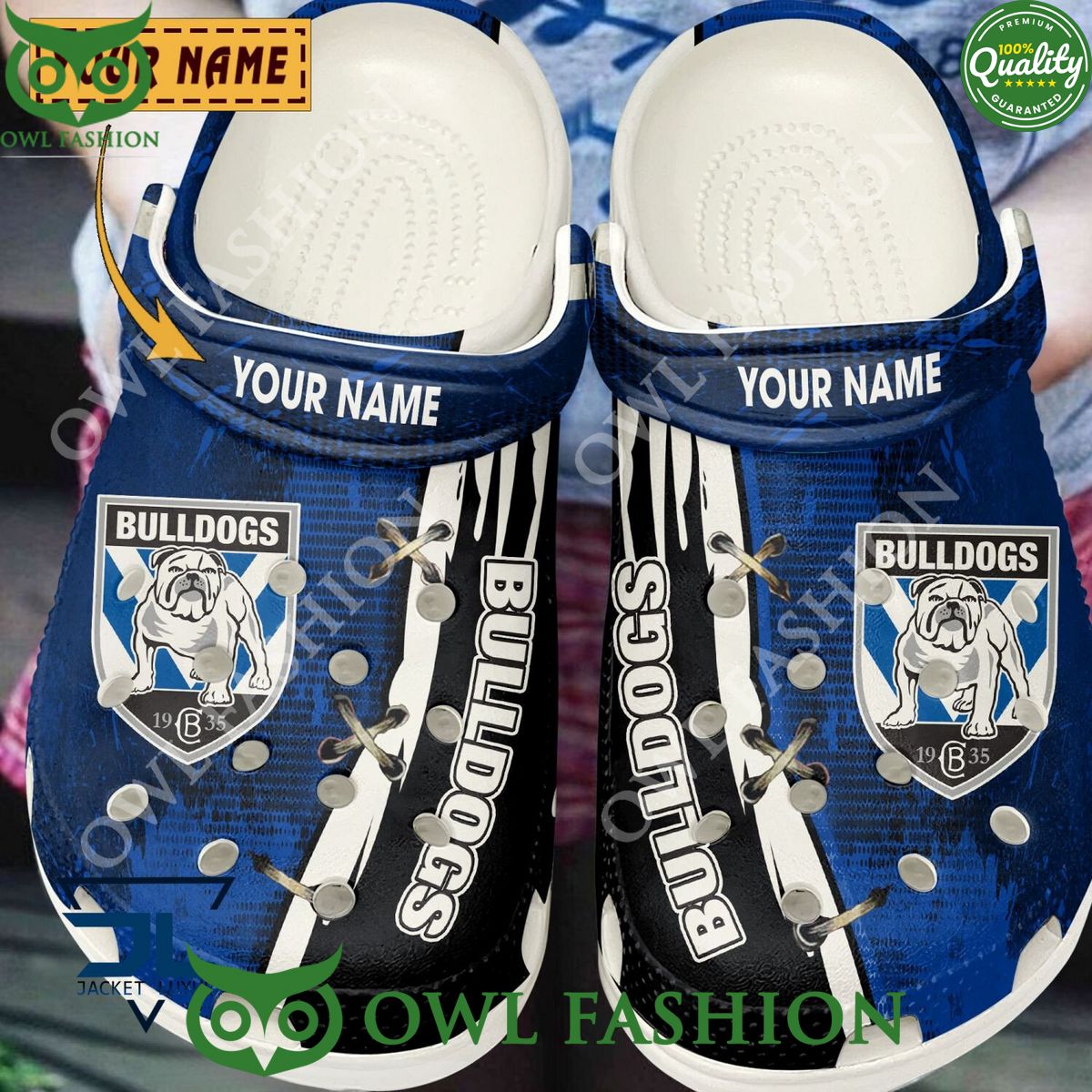 Canterbury Bankstown Bulldogs Personalized Rugby League Crocs