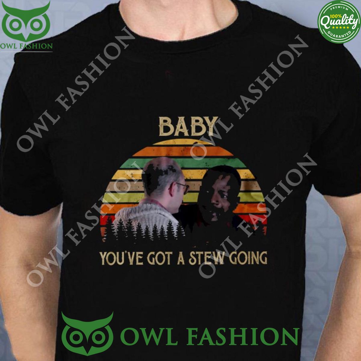 Carl Weathers baby you have got a stew going movies vintage t shirt