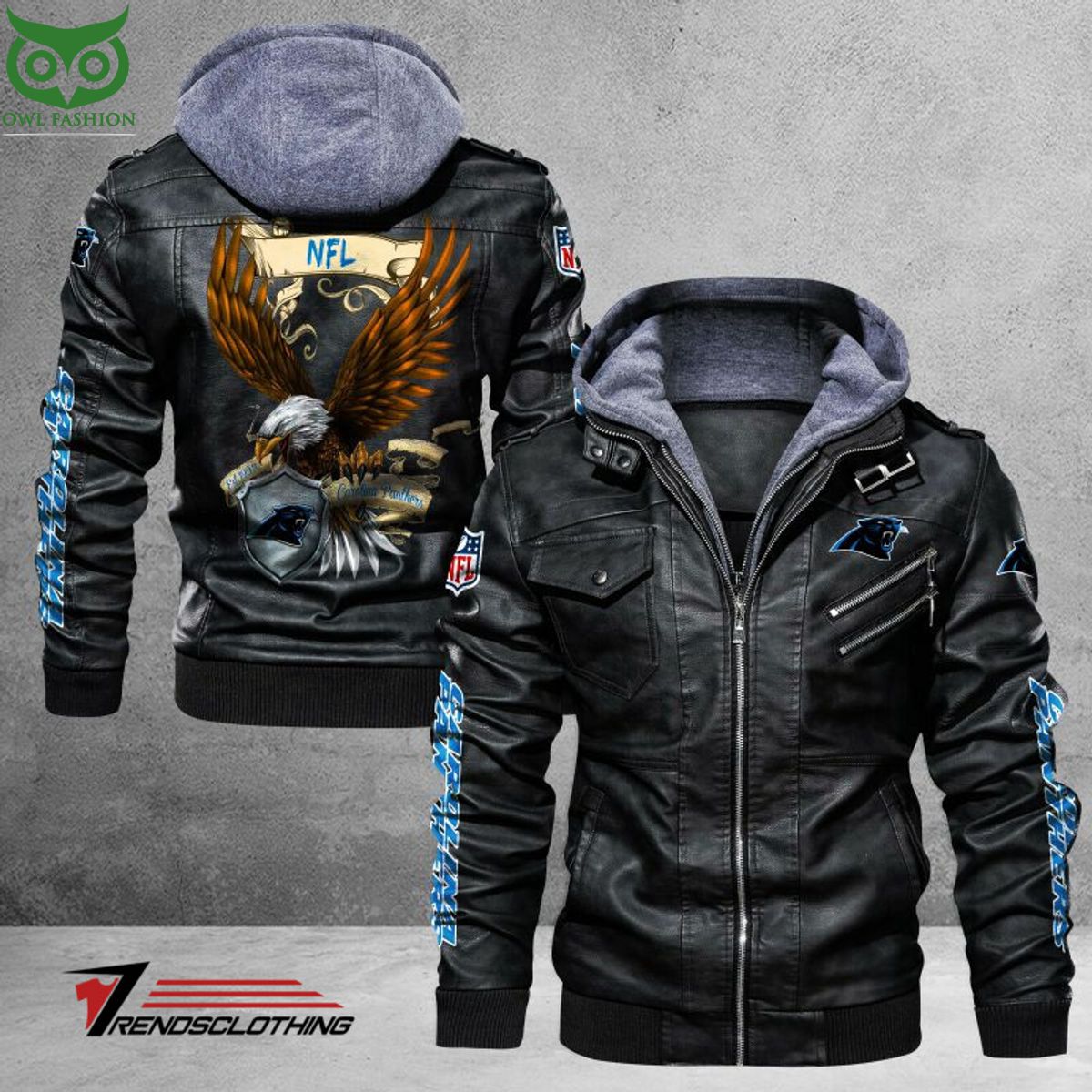 Carolina Panthers Trending 2D Leather Jacket