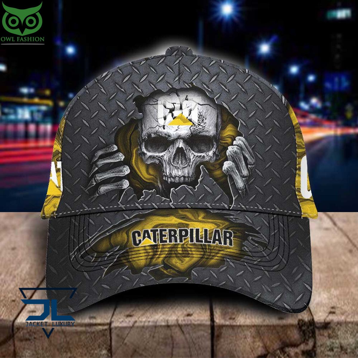 Caterpillar Inc Car Skull Metal Classic Cap