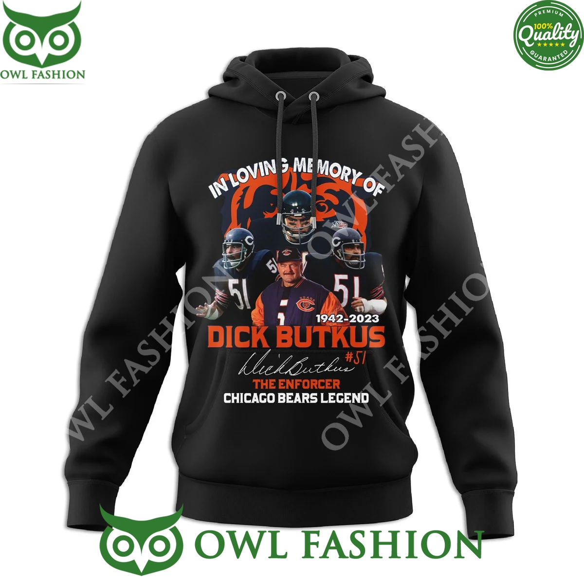 Chicago Bears In Loving Memory of Dick Butkus 1942 2023 Sweatshirt