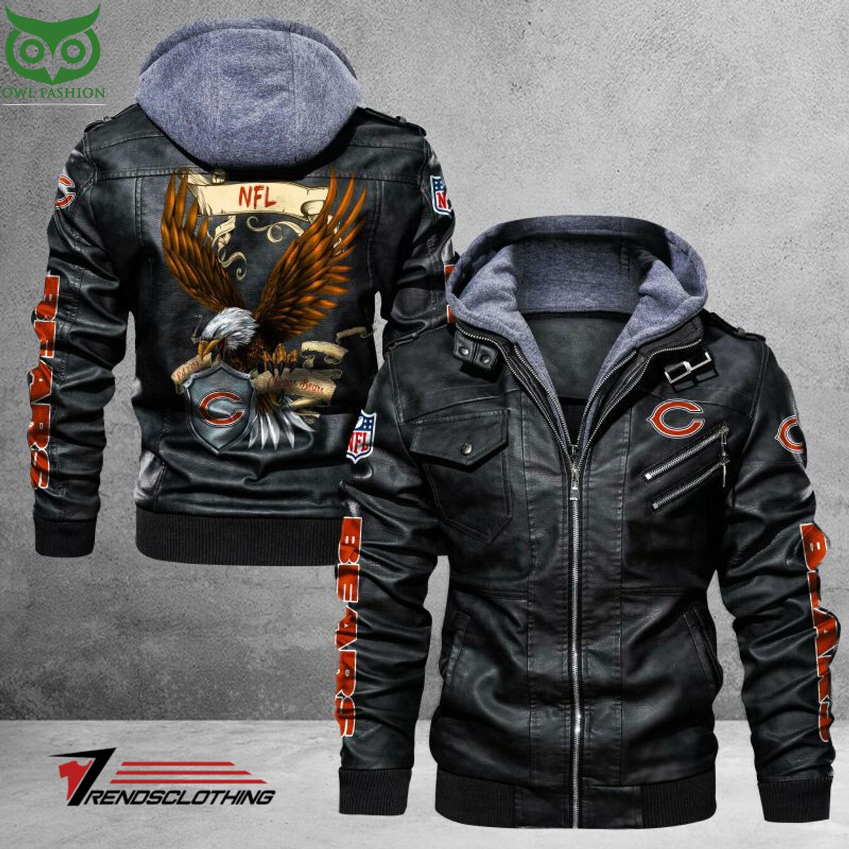 Chicago Bears Trending 2D Leather Jacket