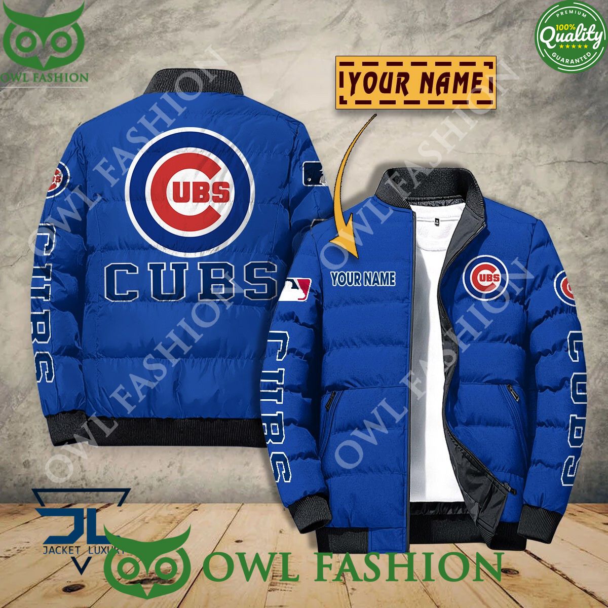 Chicago Cubs Custom Name MLB Baseball Jacket Sport