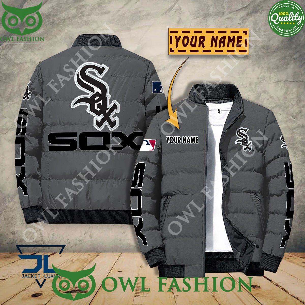Chicago White Sox Custom Name MLB Baseball Jacket Sport